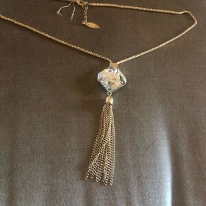 Cara N.Y. Elegant Gold Tassel Necklace- 159A $25 or $20 w/offer